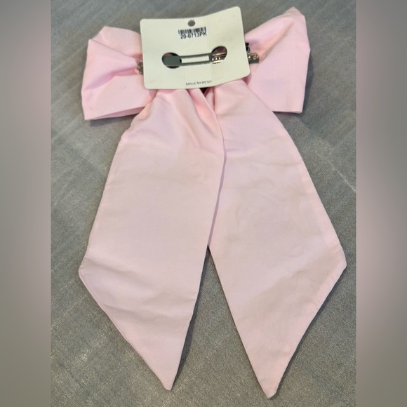 Elegant Pink Embellished Hair Bow for Kids - Picture 2 of 2